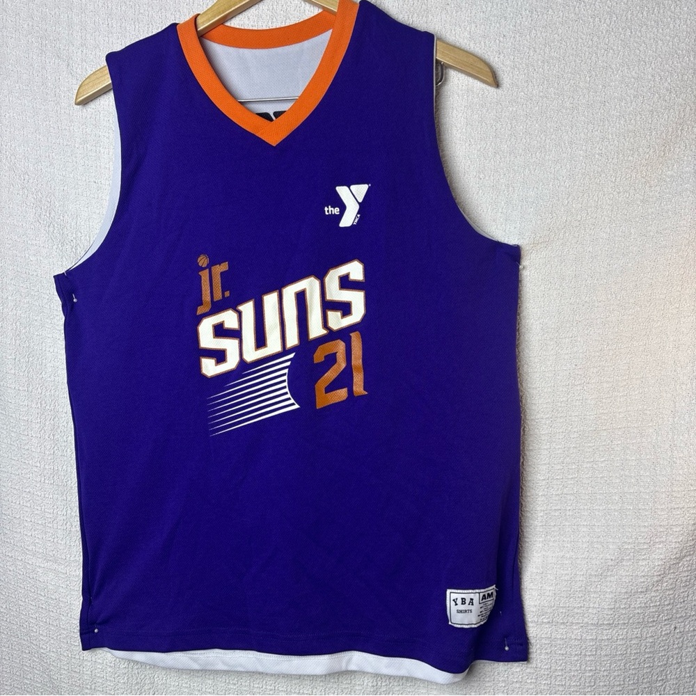 Jr. Suns Blue and‎ Orange Basketball Jersey